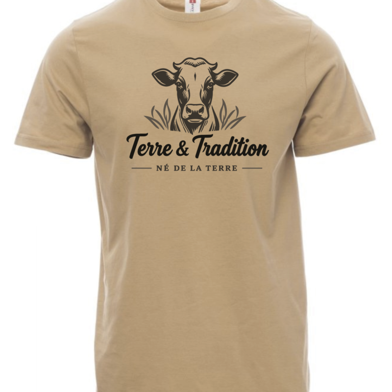 T-shirt « Terre & Tradition » – Vache