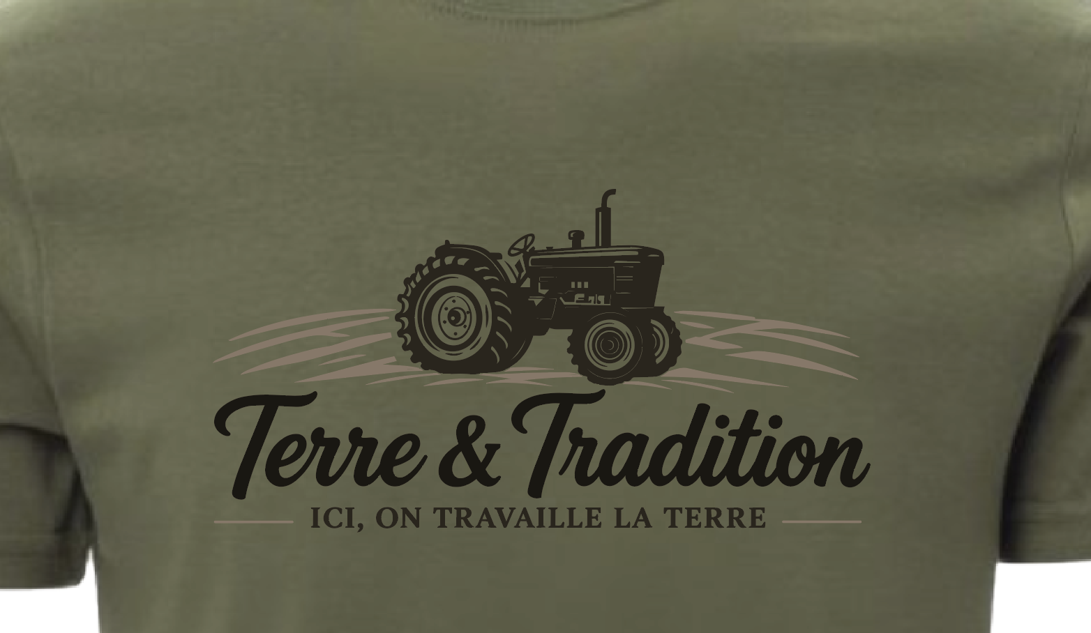 T-shirt "Terre & Tradition" - Ici, on travaille la Terre – Image 5