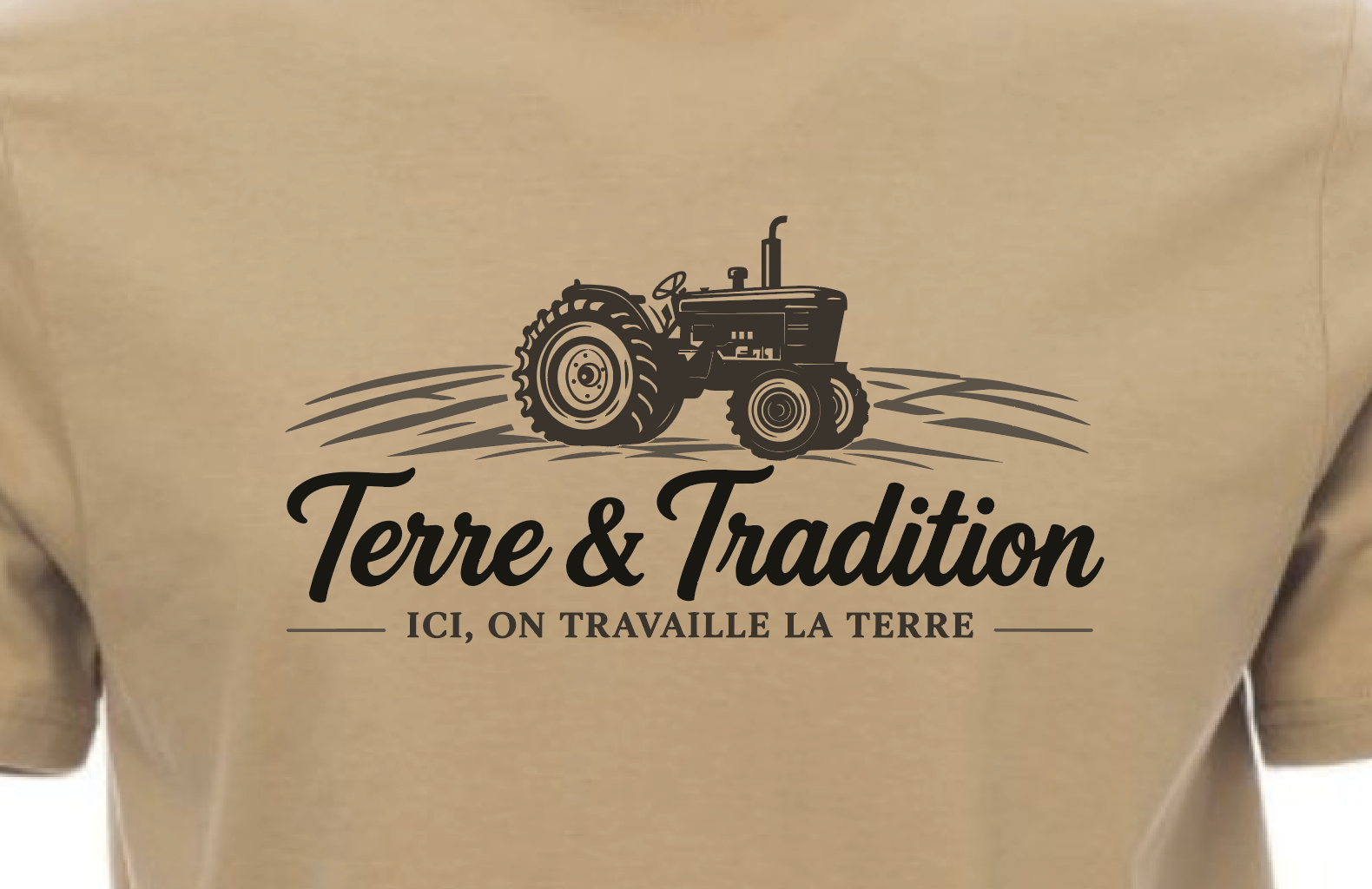 T-shirt "Terre & Tradition" - Ici, on travaille la Terre – Image 3