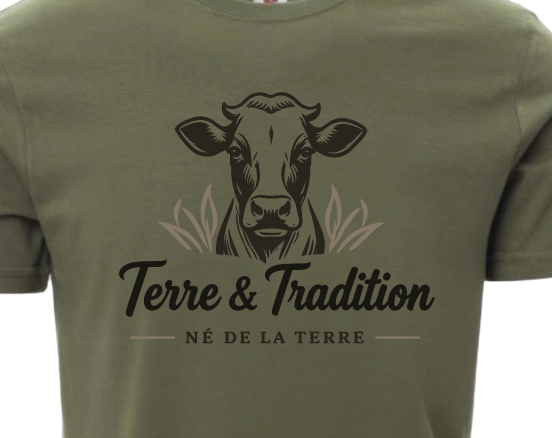 T-shirt "Terre & Tradition" - Vache – Image 4
