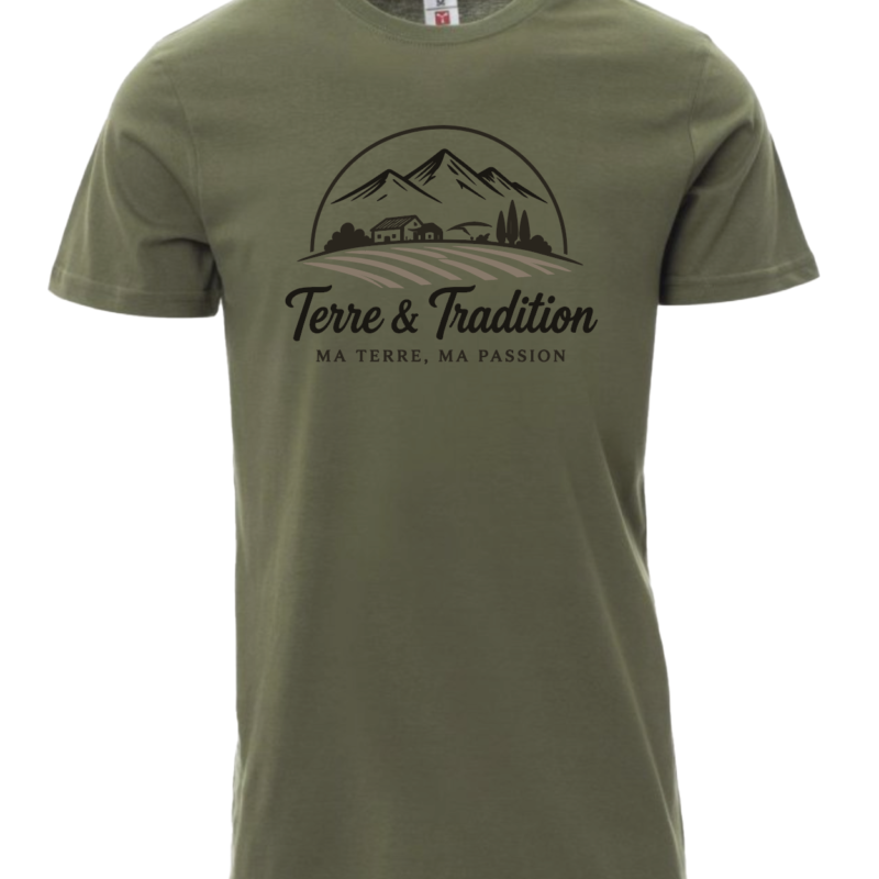 T-shirt « Terre & Tradition » – Ma Terre, Ma Passion