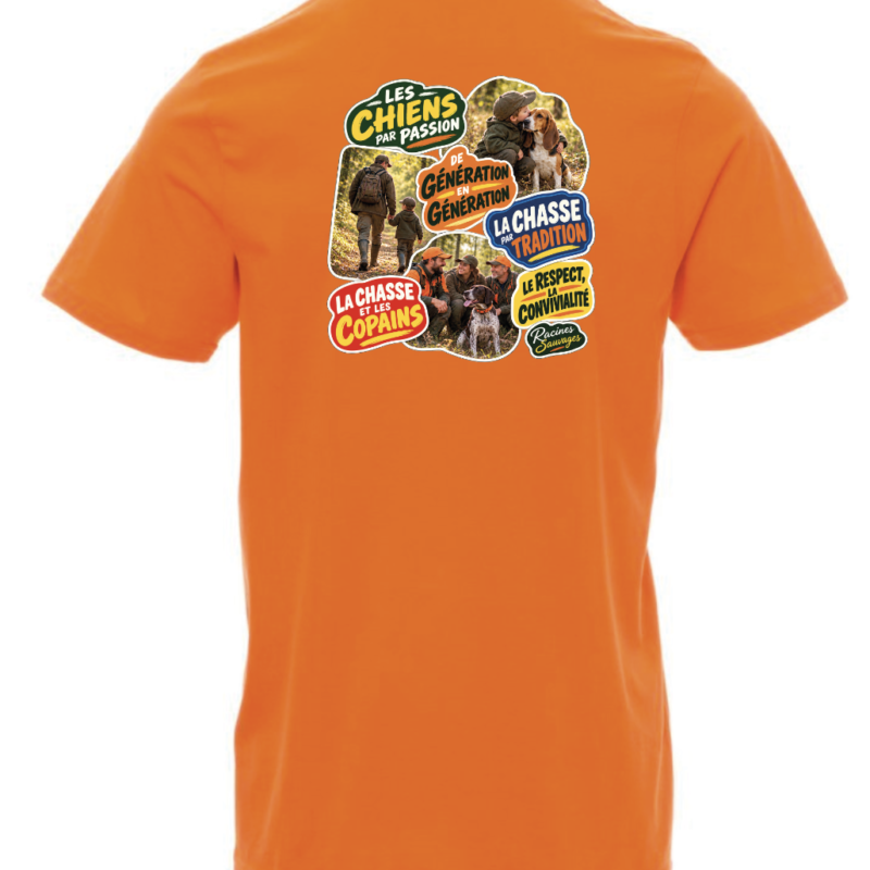 T-shirt « Racines Sauvages » – A la chasse