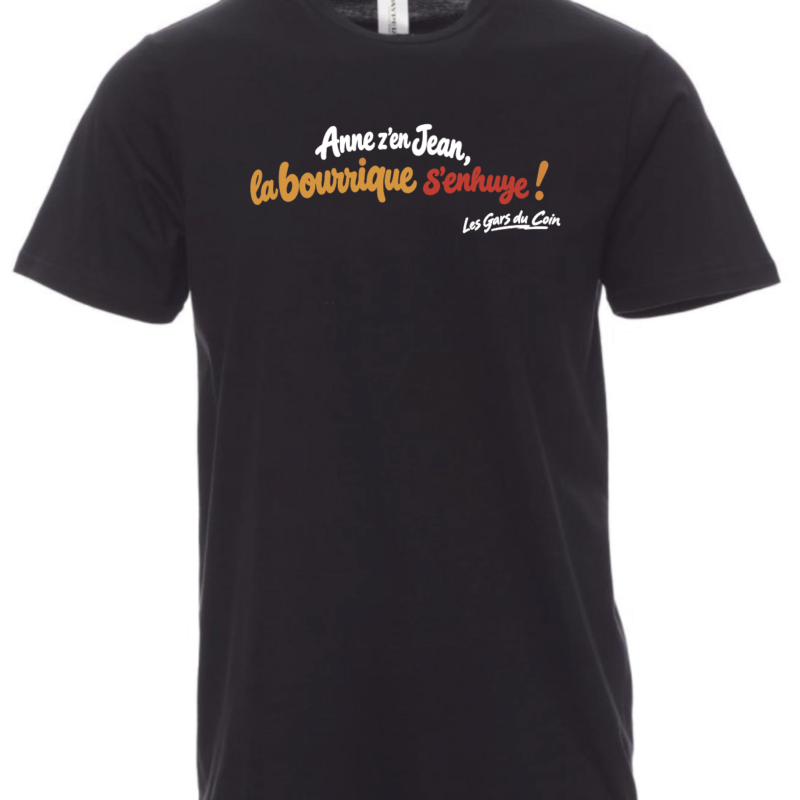 T-shirt « Les Copains du Coin » – Anne z&rsquo;en Jean, la bourrique s&rsquo;enhuye