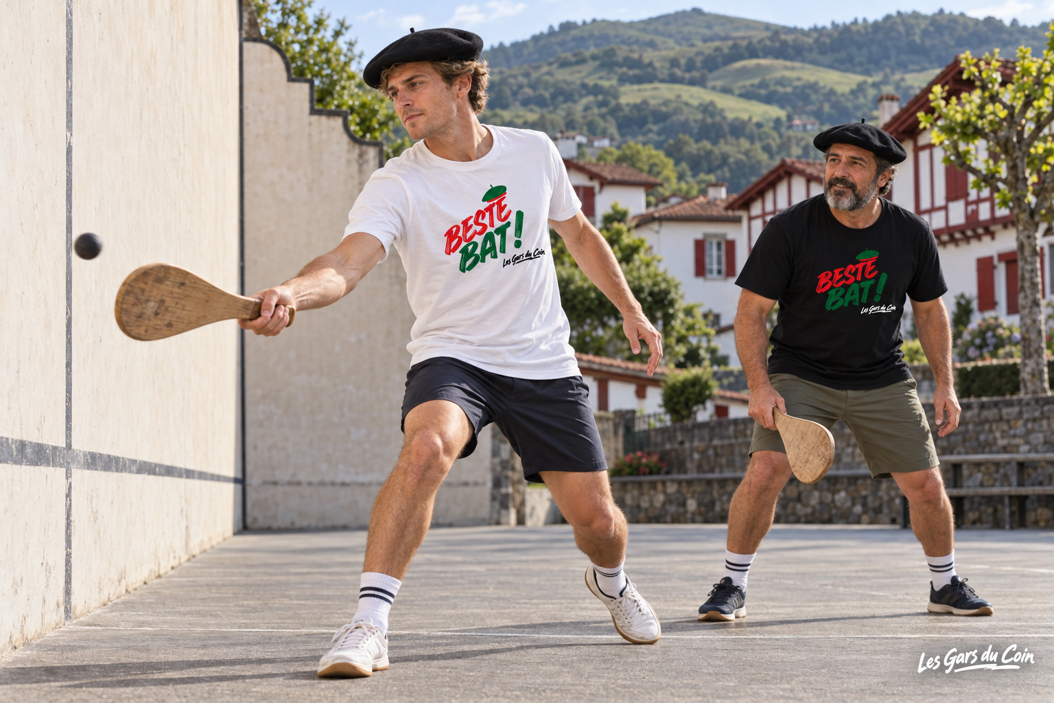 T-shirt "Les Copains du Coin" - Beste Bat