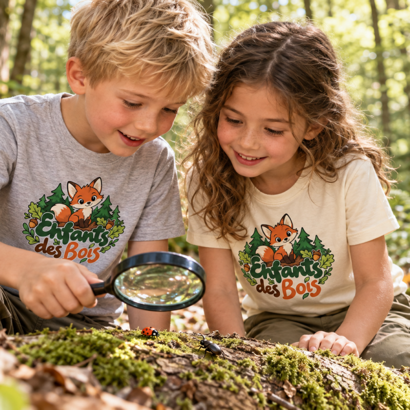 T-shirt « Enfants des Bois » – Petits explorateurs