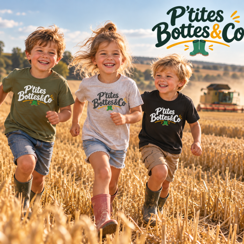 T-shirt « P&rsquo;tites Bottes&Co » – Officiel