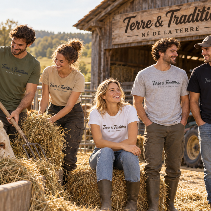 T-shirt « Terre & Tradition »